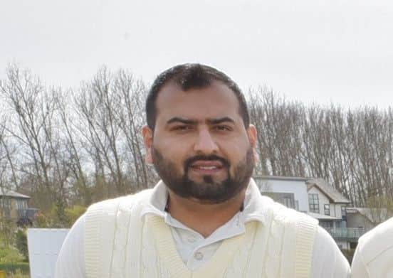 Mohammed Zafar cracked 132 not out for Hampton 2nds.