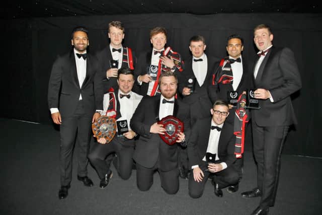 The Oundle Rugby Club award winners. Picture: Mick Sutterby
