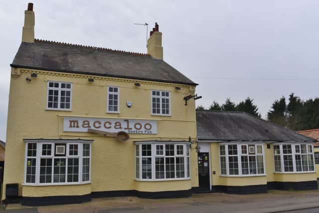 Maccaloo Restaurant at Crowland Road, Eye, which in June will become House of Feasts