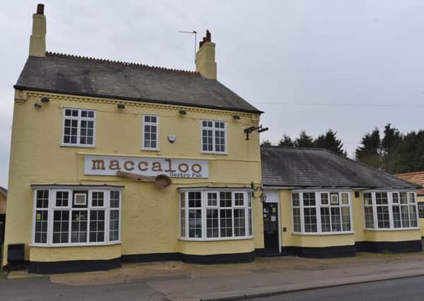 Maccaloo Restaurant at Crowland Road, Eye, which in June will become House of Feasts