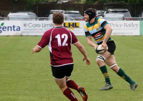 Sam Crooks scored a try for East Midlands. Picture: Mick Sutterby