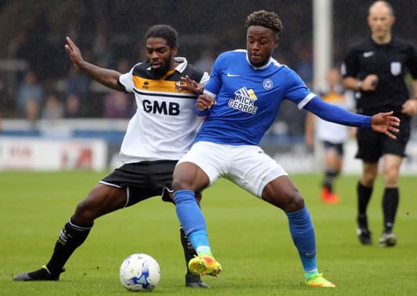 Jermaine Anderson (right) has turned down a new Posh contract offer.