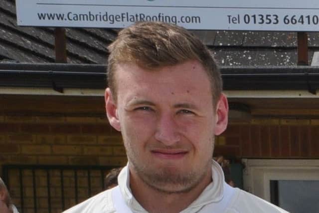 Jordan Cafferkey finished 58 not out for Ramsey at Waresley.