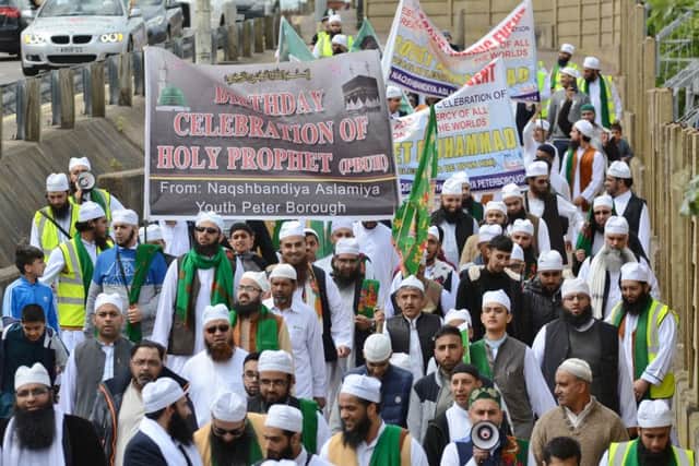 City of Peterborough Peace Parade to celebrate the Life of Prophet Muhammad through West Town and Central Ward EMN-170522-103322009