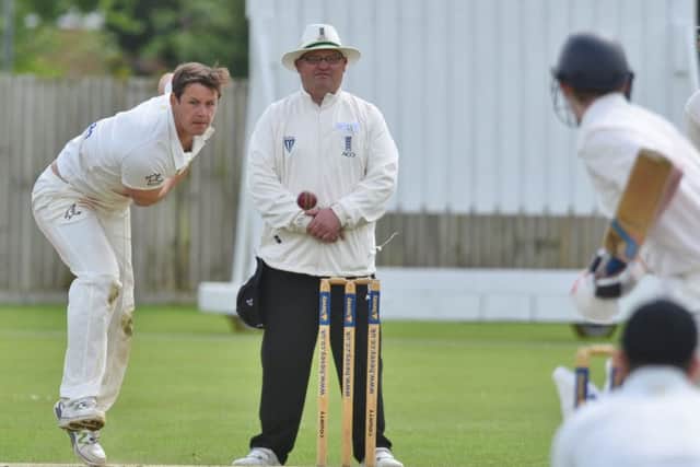 Joe Dawborn bowled superbly in the National Club KO match at Great & Little Tew.
