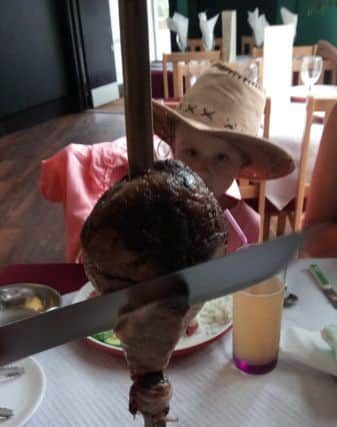 Brad Barnes dines at Samba Brazil in Broadway Peterborough city centre