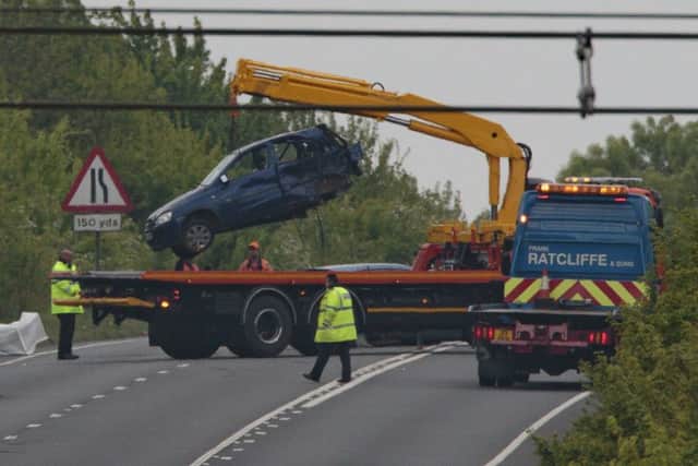 Police name two young men killed in A605 crash near Peterborough