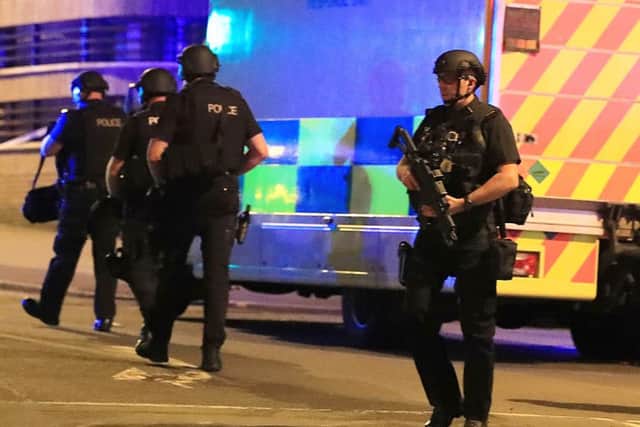 Armed police.  Peter Byrne/PA Wire