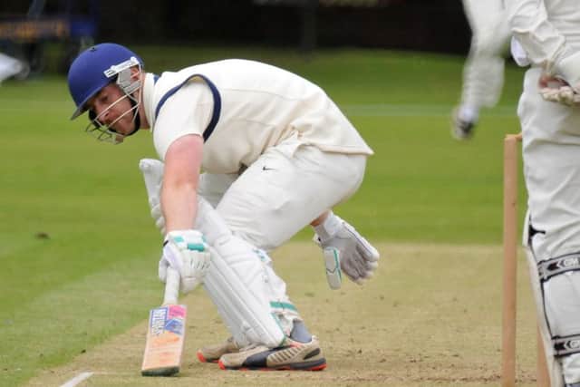 Pete Morgan cracked six sixes for Bourne against Nassington.