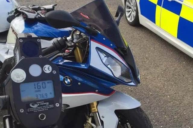Cambridgeshire Police previously clocked this motorbike doing 160mph