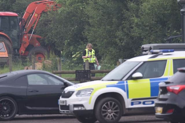 The scene at Hamerton Zoo this afternoon