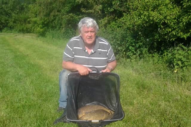 Brian Hampson won the Cock Inn match on Horseshoe.