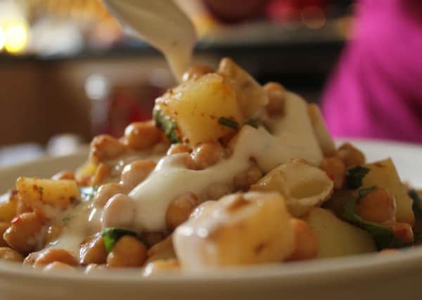 chick pea chaat