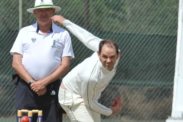 Richard Kendall took four wickets.
