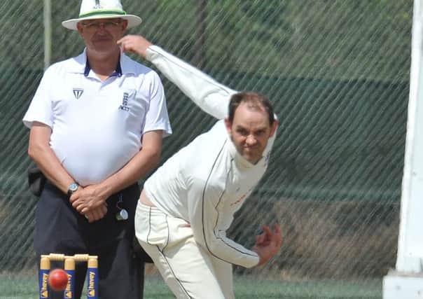 Richard Kendall took four wickets.