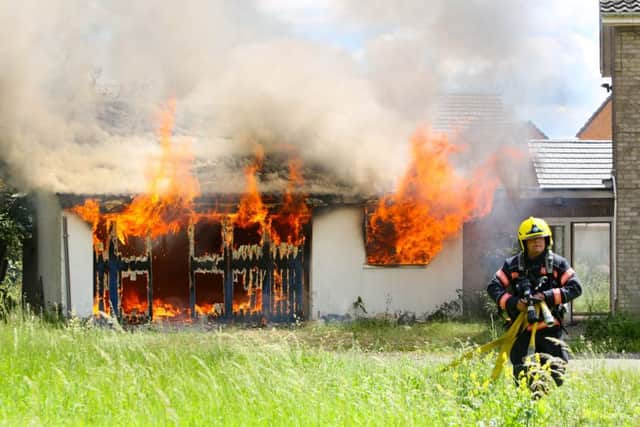 Fire crews attend a house fire in Stanground.,Peterborough Road, Peterborough01/06/2017. Picture by Terry Harris. THA