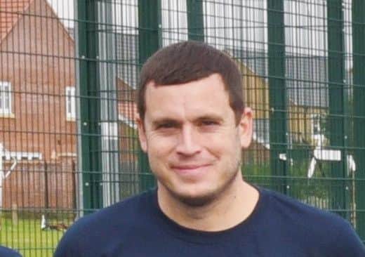 New first team manager Rob Ward.