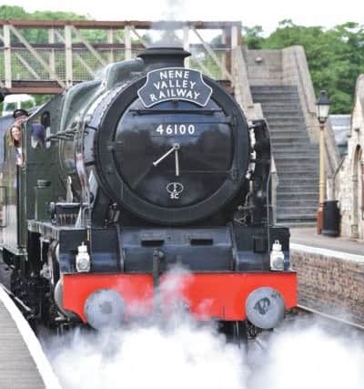 40th anniversary VIP day at Nene Valley Railway at Wansford.  The Royal Scot locomotive EMN-170106-191814009