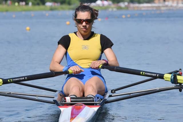 Alexia Apostolidou in action.