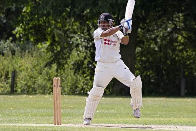 Asim Butt in action for Cambs.