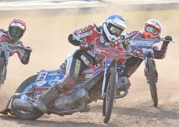 Action from Panthers v Redcar.