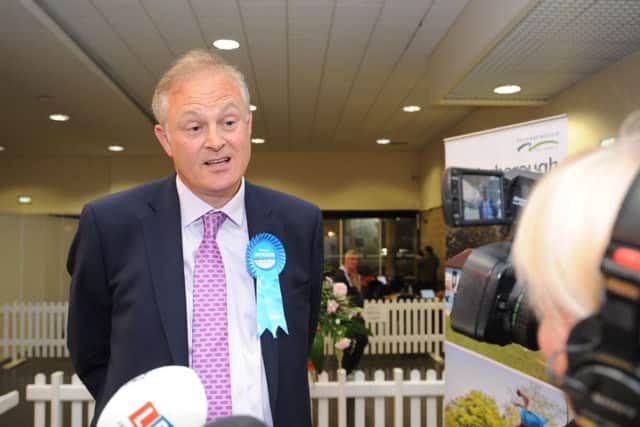 Elections 2017. The count at the East of England Arena. Stewart Jackson EMN-170906-041012009