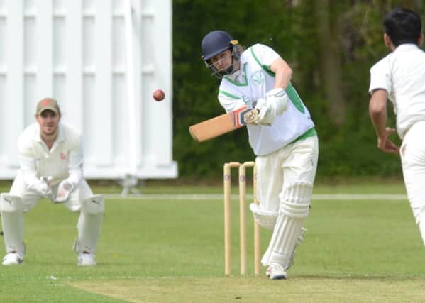 Joe Higgins struck the first ton of his career for Castor at Warboys.