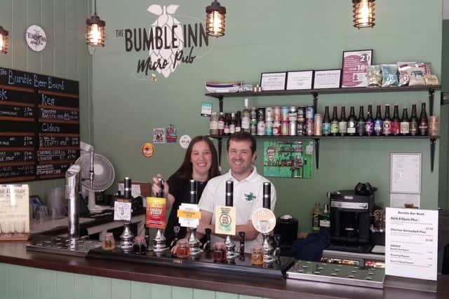 Tom and Michelle Beran at The Bumble Inn.