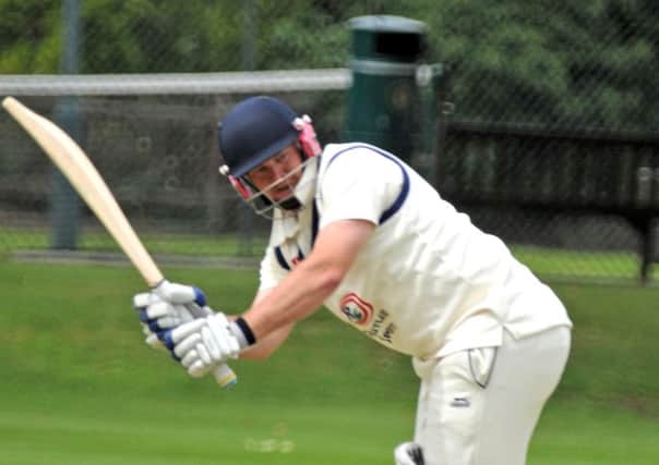 Lincs Minor Counties captain Carl Wilson plays for Bourne against Ramsey in the Jaidka Cup semi-final.
