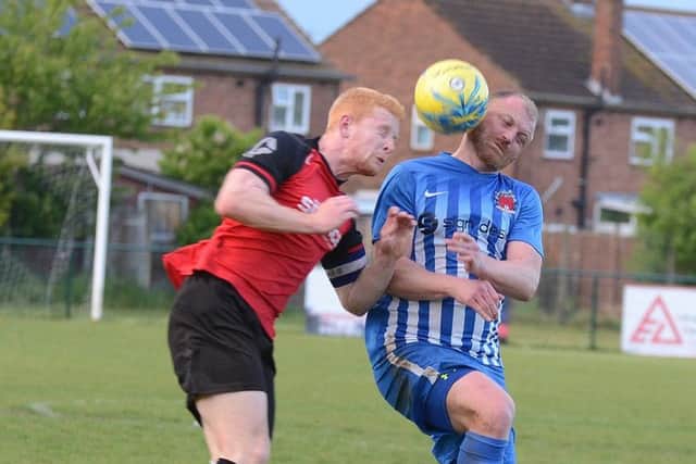 Herbie Panting (left) has moved from netherton to Pinchbeck United.