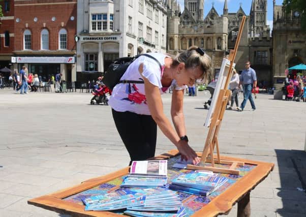The PAOS open day in Cathedral Square earlier this month.