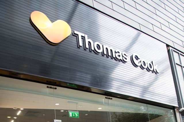 Thomas Cook logo.