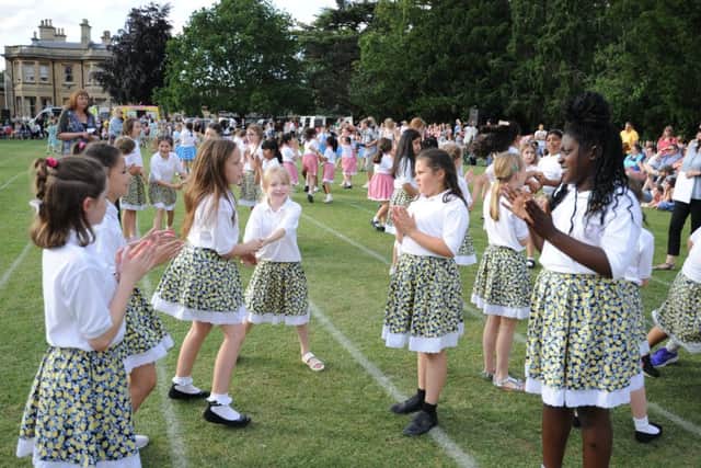Schools country dancing event at The Peterborough School. Sacred Heart school dancers EMN-170616-091414009