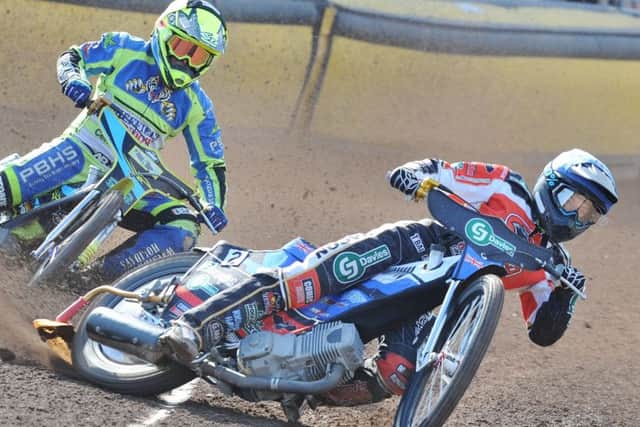 Bradley Wilson-Dean working hard for Panthers against Sheffield. Photo: David Lowndes.