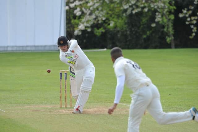 Mark Hodgson finished 100 not out for Oundle against Ketton.