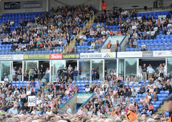 Posh are trying hard to boost attendances at the ABAX Stadium.
