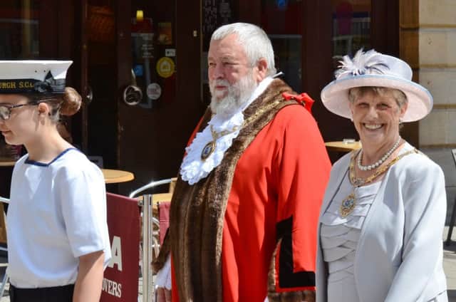 Mayor's installation day with parade from the Town Hall to the service at Peterborough Cathedral. EMN-170618-222846009