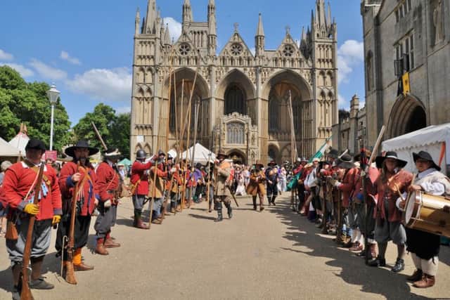 Mayor's installation day with parade from the Town Hall to the service at Peterborough Cathedral. EMN-170618-222922009