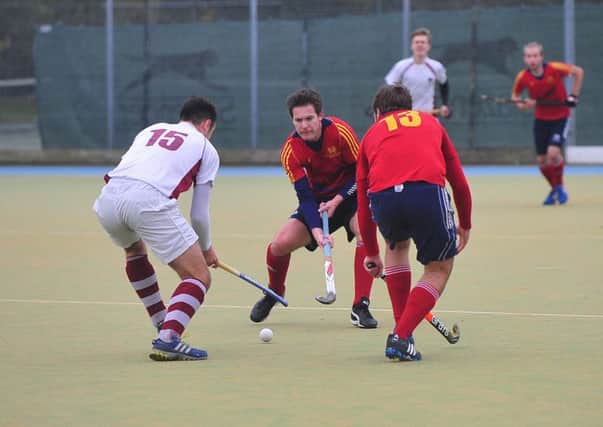 Adam Drake in action for City of Peterborough Hockey Club.