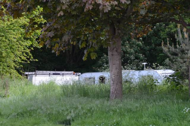 A previous incident of travellers pitching up in Peterborough