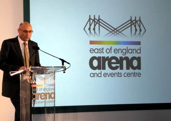 Dean Ross, business development manager for the East of England Arena and Events Centre.