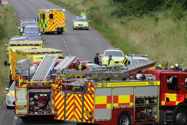 The scenen of the fatal collision last night