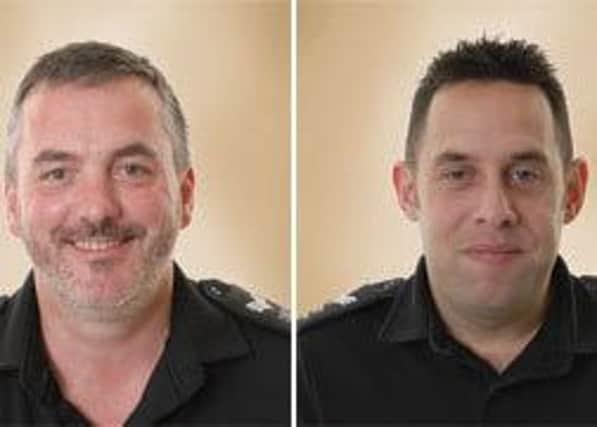 Sergeants David Wilson and Iain McIvor
