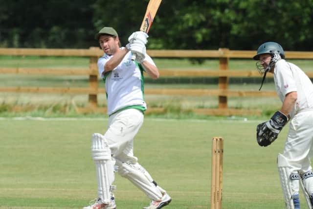 Joe Higgins on his way to 15 for Castor against Ufford Park. Photo: David Lowndes.