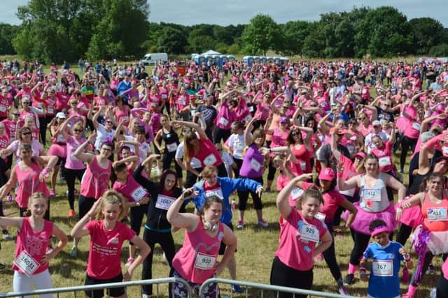 Race for Life 2017 at Ferry Meadows. Heart radio presenter Hannah Clarkson EMN-170207-194852009