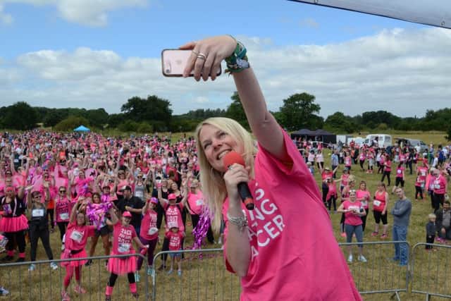 Race for Life 2017 at Ferry Meadows. Heart radio presenter Hannah Clarkson EMN-170207-194522009