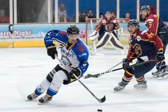 Darius Pliskauskas in action against Guildford Flames.