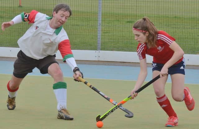 Mixed hockey action from Bretton Gate.