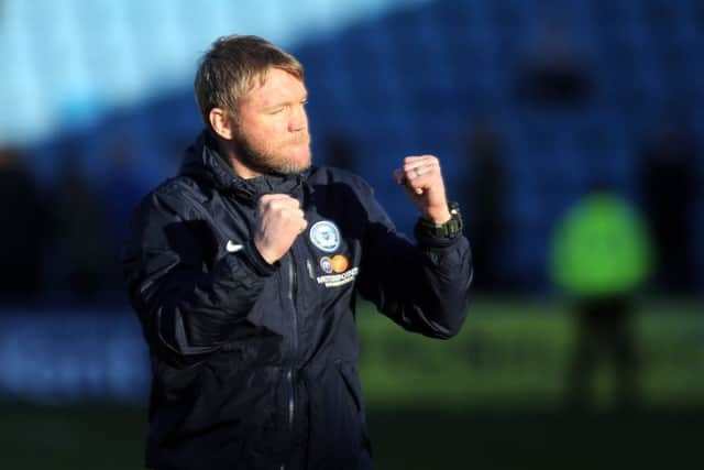Posh manager Grant McCann.