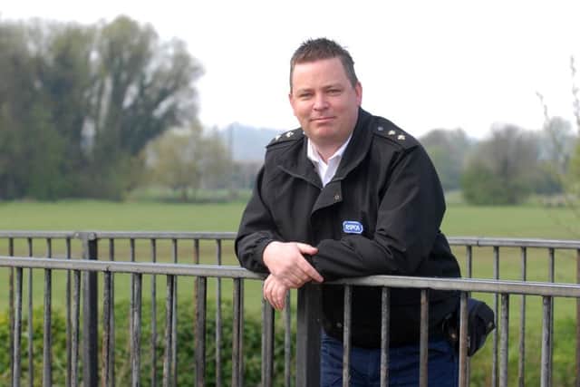 RSPCA inspector Justin Stubbs